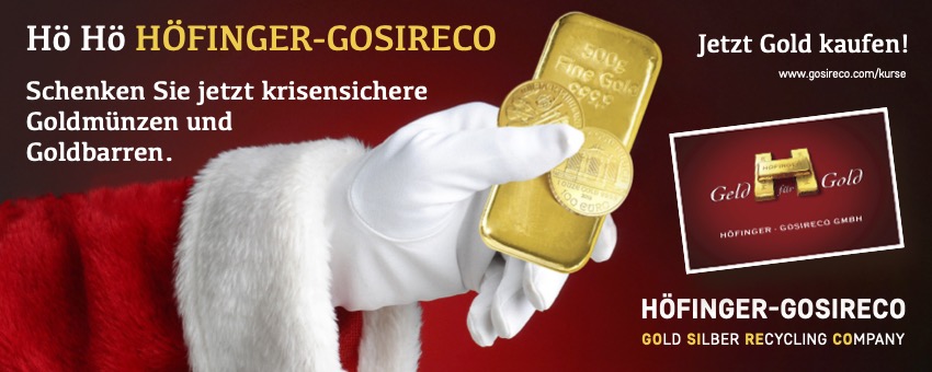 Gosireco Testsieger - Gold für Gold Gosireco Testsieger - Gold für Gold